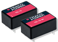 Image of TRACO Power's TEL 12 Series 12 Watt DC/DC Converters
