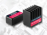 Image of TRACO Power's TEL 15N and TEL 15WIN Series DC-DC Converters