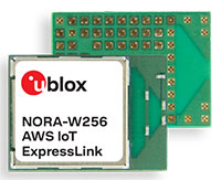 Imagen del módulo NORA-W2 de u-blox