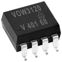 Imagen del controlador MOSFET e IGBT de 2.5 A, de cuerpo amplio, de la serie VOW3120 de Vishay Semiconductor/Opto Division