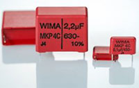 Image of WIMA's MKP 4C Capacitors with PCM 10 mm to 22.5 mm