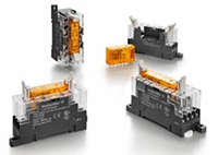 Imagen de los módulos de relés de extensión de contactos SAFESERIES de Weidmüller