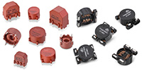 Imagen de los inductores de modo común WE-LF de Würth Elektronik para líneas de alimentación eléctrica