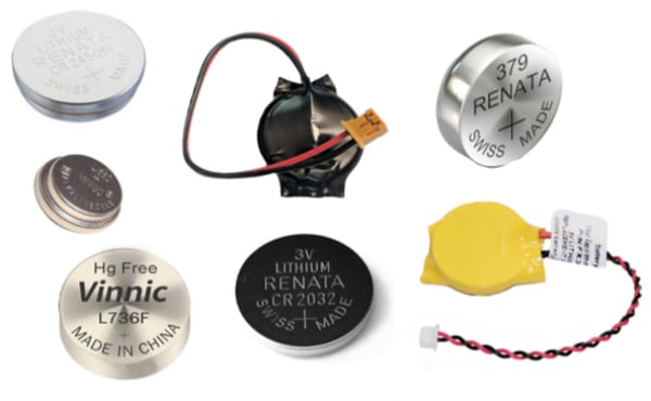 Image of BatteryGuy's Button and Coin Cell Batteries