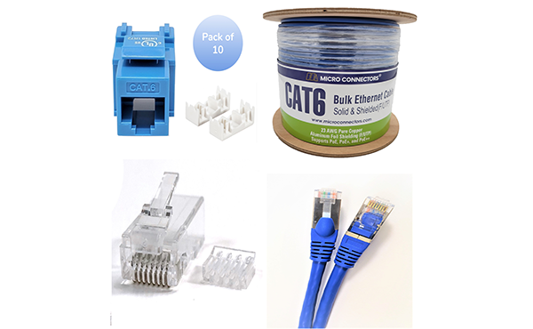 Image of Micro Connectors' Patch  Cables, Bulk Cables, Connectors, and Keystones