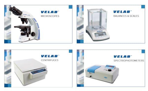 Image of Velab's Wide Product Ranges